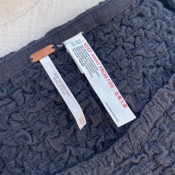 Free People Apple Of My Eye Black Mini Skirt Set - Picture 9 of 9